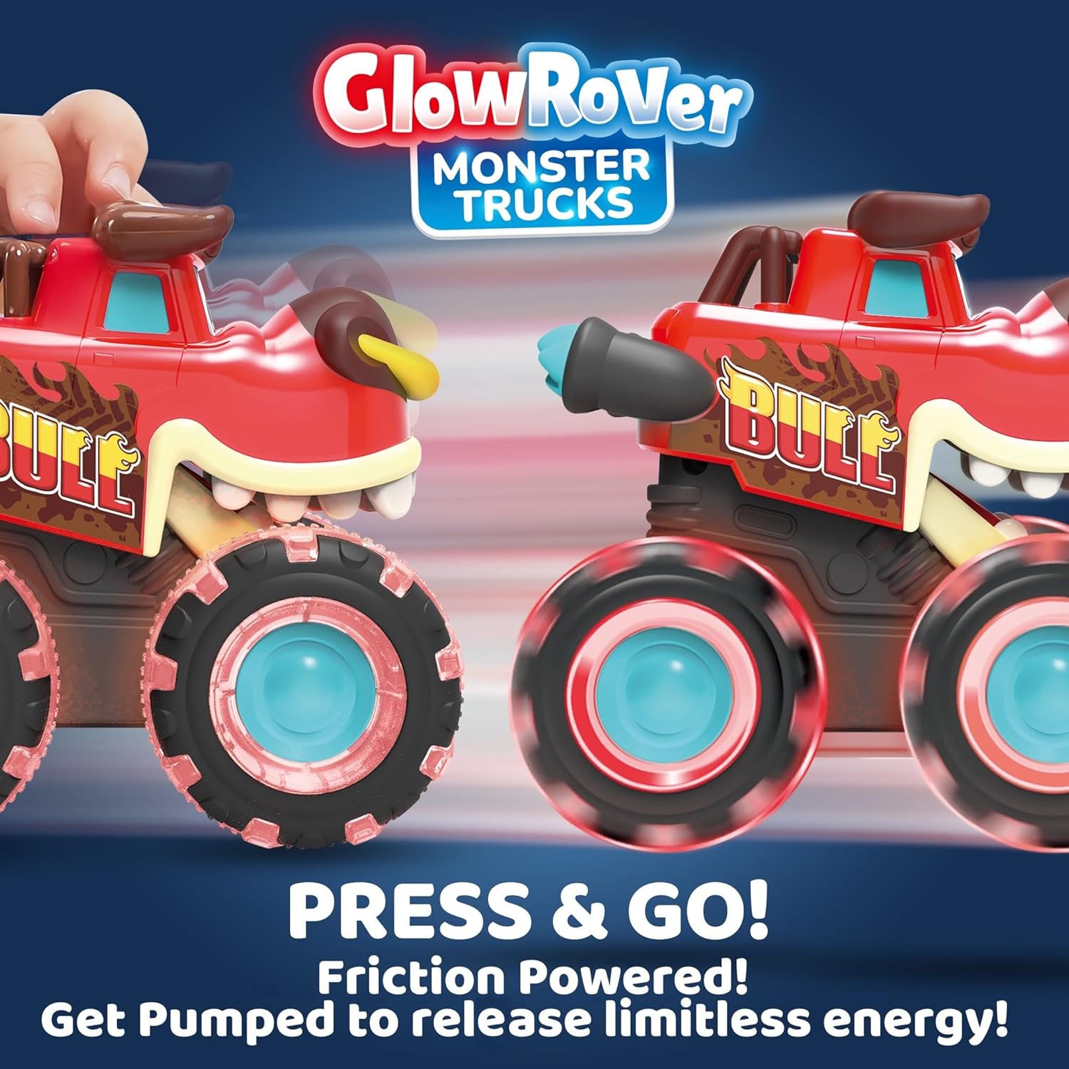 JOYFY 3 Pack Monster Truck Toy - Lighting Christmas Decor 评论和价格