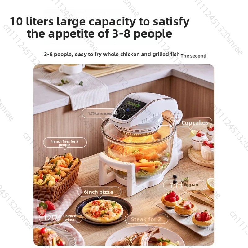 Glass Air Fryer, Household Smo - Lighting Visual 评论和价格
