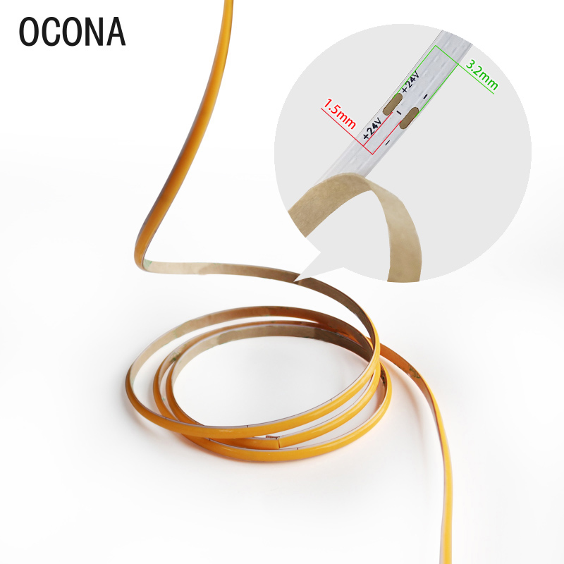 4mm Narrow COB LED Strip Light - Lighting Mcqueen Bedroom Decor 评论和价格