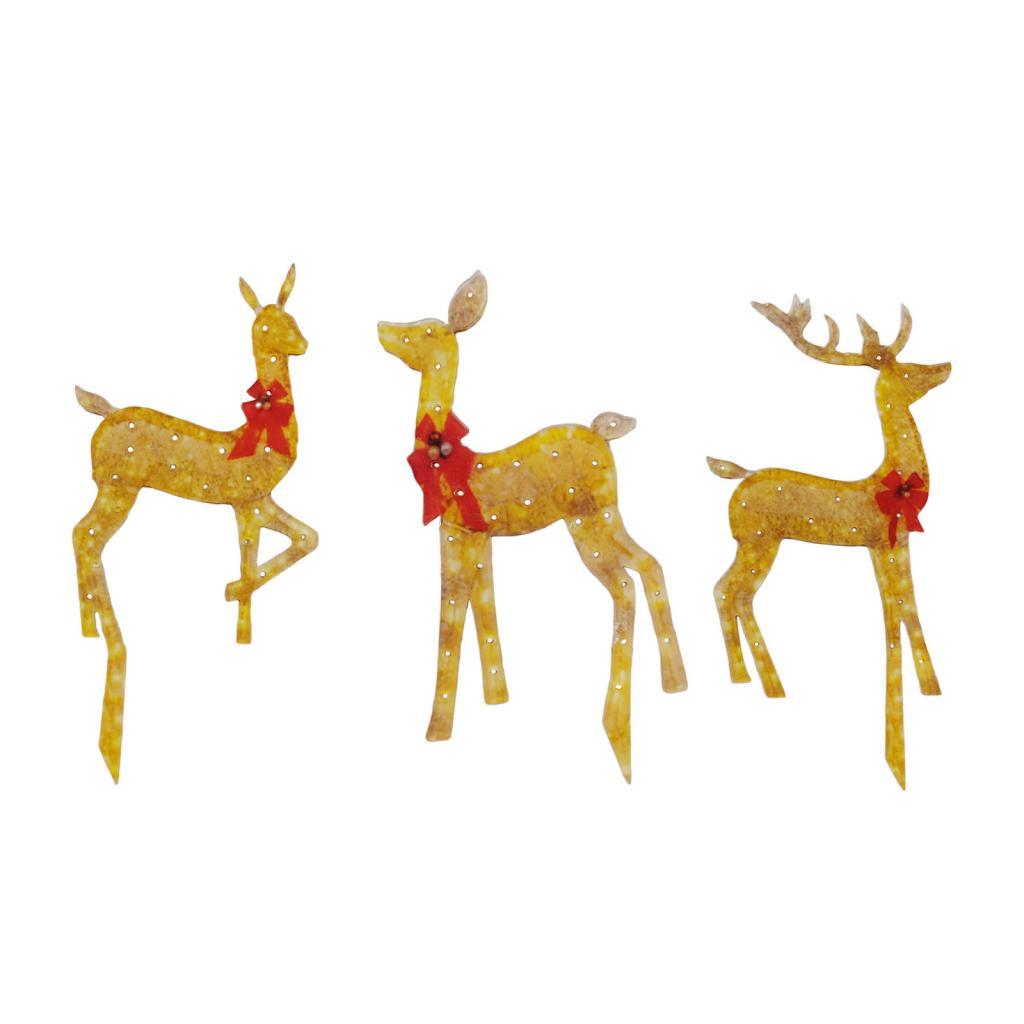 Warm White Christmas Reindeer  - Lighting Christmas Decor 评论和价格