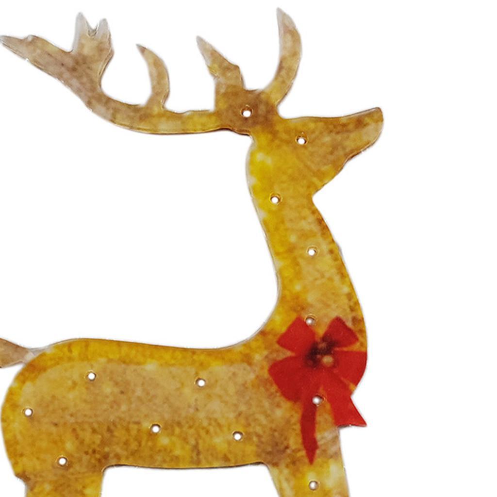 Warm White Christmas Reindeer  - Lighting Christmas Decor 评论和价格