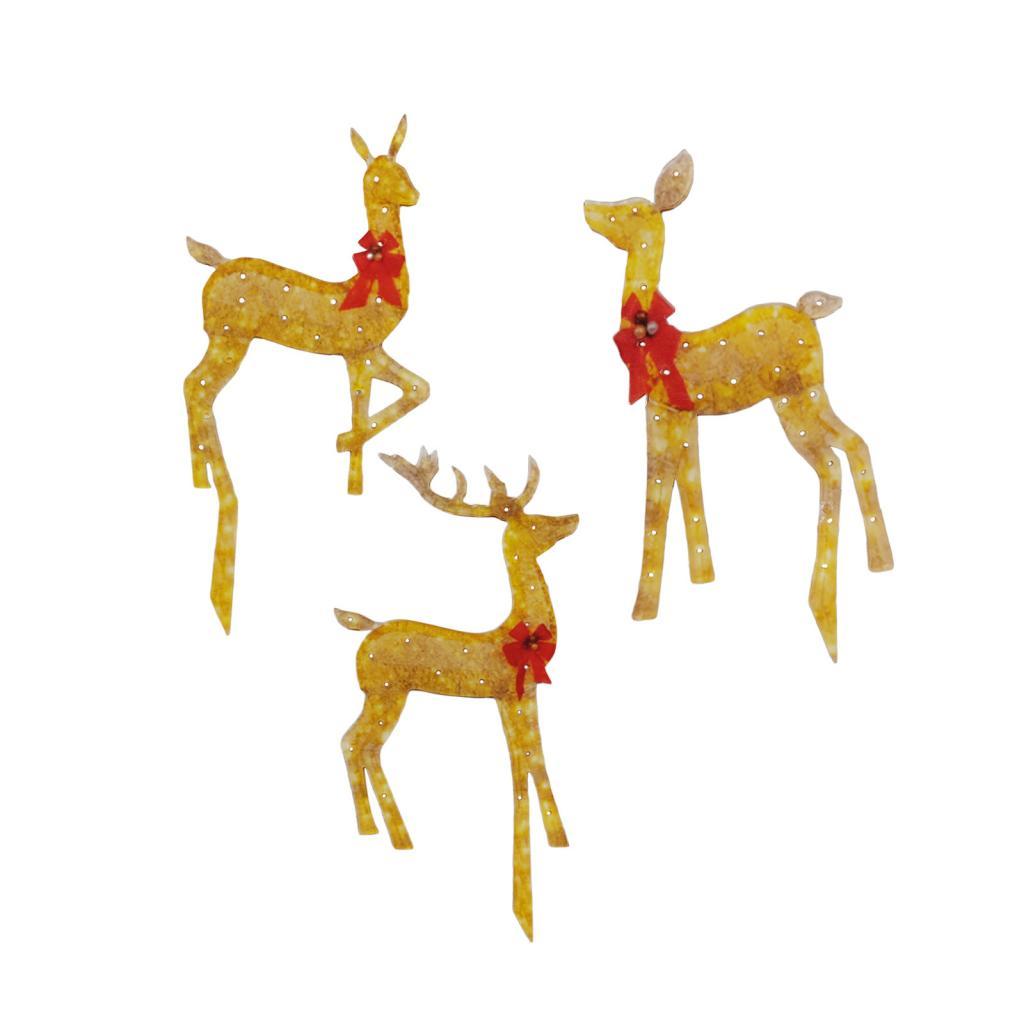 Warm White Christmas Reindeer  - Lighting Christmas Decor 评论和价格