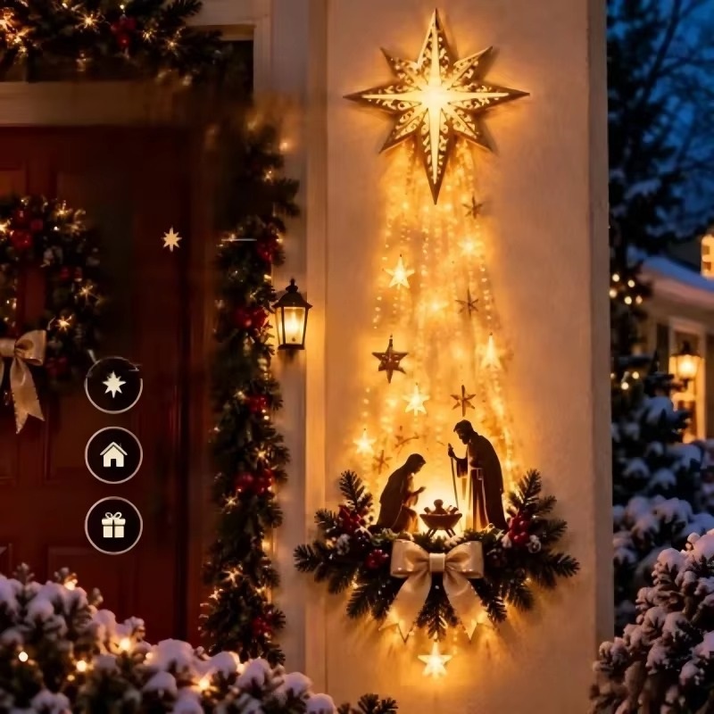 Christmas Bethlehem Star of Fa - Lighting Christmas Decor 评论和价格