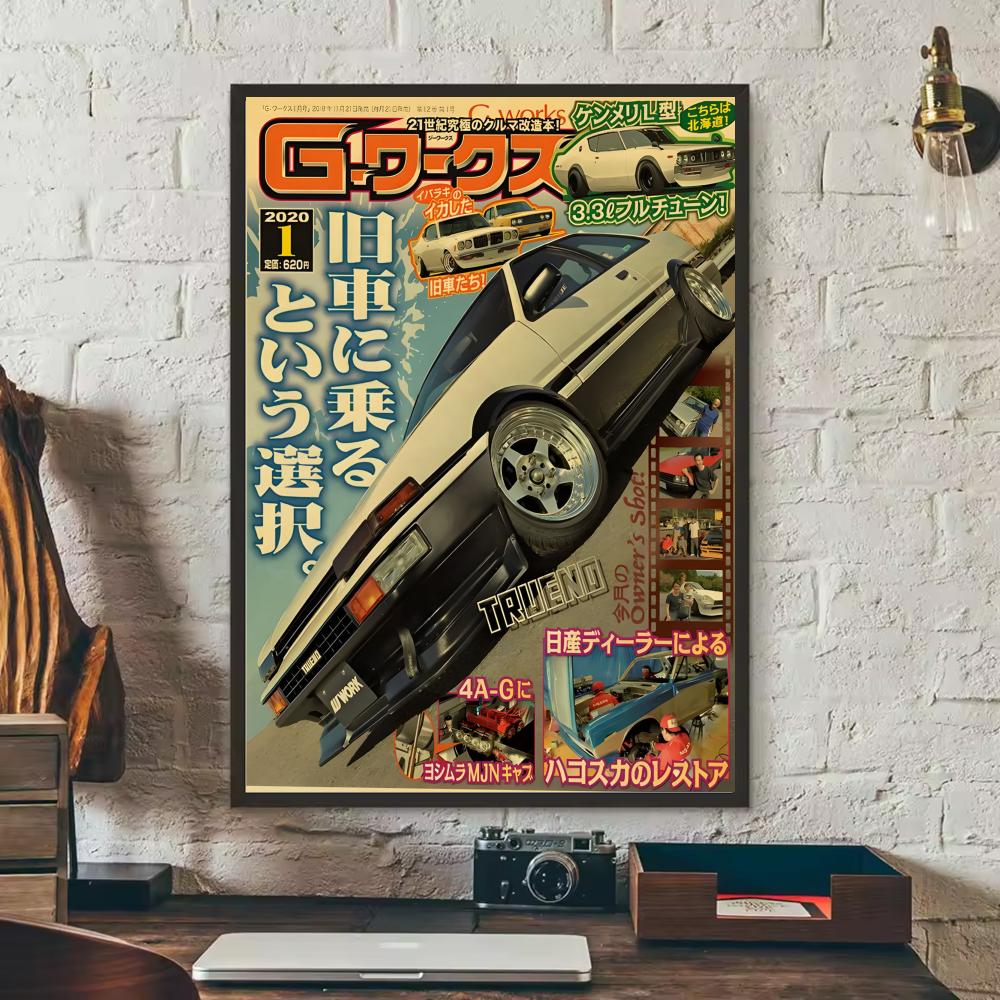 Retro Japanese cars J-JDM Post - Lighting Mcqueen Bedroom Decor 评论和价格
